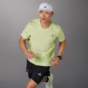 Camiseta para correr Adidas Ultimate Engineered para hombre pulso lima grande IW3179 - Imagen 1 de 9