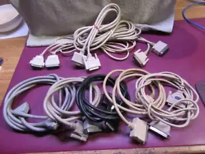 Box of various older computer cables (printer, vga etc) - Picture 1 of 10
