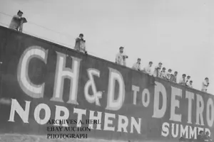 Fence at Bennett Park 1909 photo press photograph Detroit Michigan - Picture 1 of 1