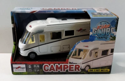KIDS GLOBE DIE CAST CAMPER CARTHAGO  A RETROCARICA  CON LUCI E SUONI    510008 - Immagine 1 di 2