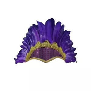 Feather Feather Headdress Head-mounted Carnival Costume Children's Day - Picture 1 of 15