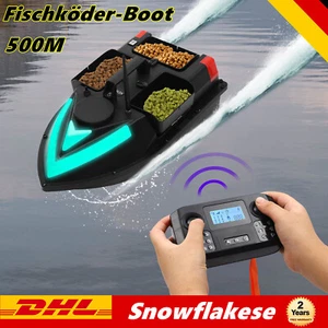 Futterboote Mit Fernbedienung Lichter - LEDs Mit GPS Salzwasser Süßwasserangeln - Bild 1 von 22