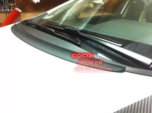 Matte Black HONDA 12~16 CIVIC bonnet hood spoiler ◎ - Picture 1 of 4