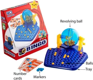 Bingo Game Set - Complete with Bingo Balls and Bingo Cards, Bingo Machine - Picture 1 of 8
