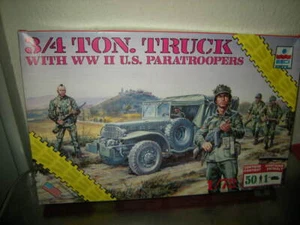 Camión 1:72 Esci 3/4t con paracaidistas de EE. UU. de la Segunda Guerra Mundial en embalaje original - Imagen 1 de 1