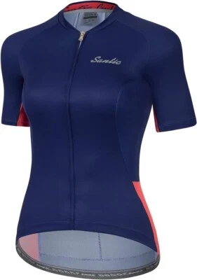 НОВАЯ велосипедная рубашка Santic женский размер SMALL на молнии с задними карманами - Изображение 1 из 4