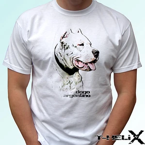Dogo Argentino Head - Hund T-Shirt Top T-Shirt Design - Herren Damen Kinder Baby Größen - Bild 1 von 4