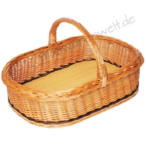 Weidentablett Tablettkorb Korbtablett Tablett  Weide Serviertablett Präsent KND - Bild 1 von 4