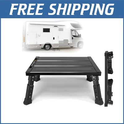 Versatile Foldable Step Stool for RVs, Camping, and Household Use - Max 1,000 lb - Image 1 of 4