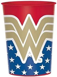 Wonder Woman Classic DC Comics Superhero Birthday Party Favor 16 oz. Plastic Cup - Picture 1 of 1