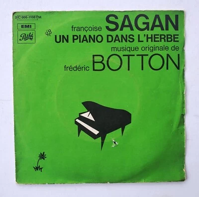 Francoise Sagan 45 Un Piano dans l'Herbe - French Jazz Pop Alain Goraguer - HEAR - Image 1 of 2