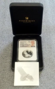 2019-P AUSTRALIA SILVER $1 HIGH RELIEF EAGLE NGC PR70 DCAM (JR 25) - Picture 1 of 6