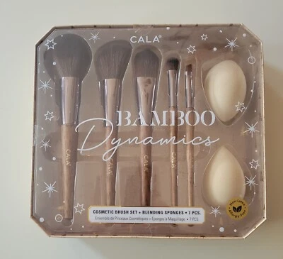 Juego de regalo cepillo cosmético Cala Bamboo Dynamics 7 piezas Foto 1 de 3