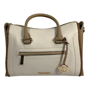 MICHAEL KORS Carine LRG Top Zip Satchel Double Handle + Crossbody Strap NWT $598 - Picture 1 of 8