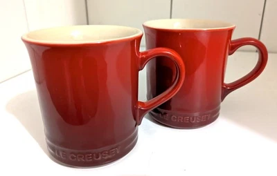 Juego de tazas de café de gres Le Creuset 2ea 14 oz tazas NUEVO Foto 1 de 4