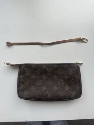 Louis Vuitton Pochette Accessory Pouch Brown Leather - Image 1 of 4