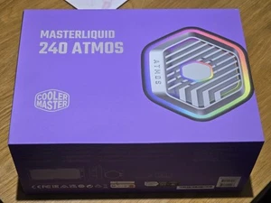 Cooler Master MasterLiquid 240 Atmos 2x120mm AiO Liquid CPU Cooler - Black - Afbeelding 1 van 8