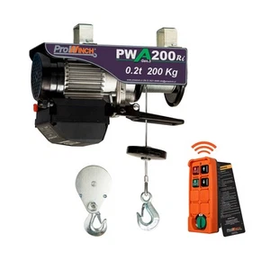 440 lb 2200 lb 220V Electric Wire Rope Hoist 38 ft. H1 Duty Wireless - Picture 1 of 5