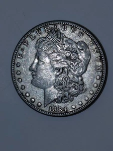 Mejor dólar de plata Morgan 1884 - 90% moneda de Estados Unidos - bonita moneda *T40 - Imagen 1 de 4