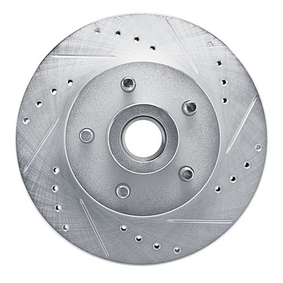 For Ford Torino 72-73 Brake Rotor DFC Premium Drilled & Slotted Front Passenger Foto 1 de 3