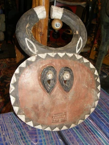 African Baule Goli Baule/Wan KleleKple Maske Klelekple Elfenbeinküste Maske - Bild 1 von 4