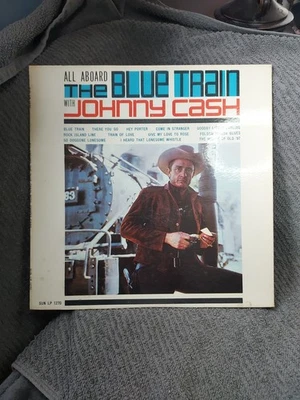 Johnny Cash Vinyl LP All Aboard The Blue Train 1963 SUN Label U S A - Image 1 of 4