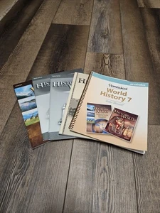Abeka World History 7 Video Manual, Quiz Test Text Keys, Activity Book Key - Picture 1 of 6