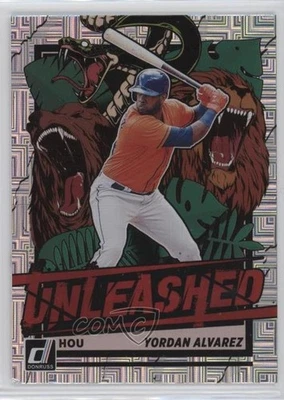 2021 Panini Donruss Unleashed Vector Yordan Alvarez #UNL1 - Image 1 of 2
