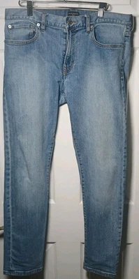 Pantalones de mezclilla Club Monaco súper ajustados para hombre talla 32x30 azul lavado A2 Foto 1 de 4