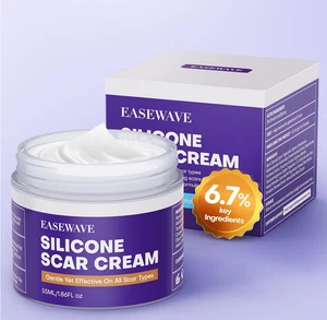 Silikon Narbencreme für Chirurgie, Akne, Verbrennung, Keloid & Kaiserschnitt Narben, 1,86 Unzen - Bild 1 von 8