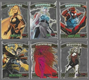 2023 Fleer Ultra Midnight Sons Hellfire Insert Complete Set 22 Cards Lot #HF1-22 - Picture 1 of 8