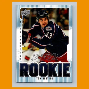 Tom Sestito Rookie #302 2008-09 Upper Deck MVP Columbus Blue Jackets Hockey Card - Picture 1 of 3