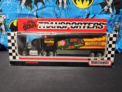 1992 Matchbox Superstar Transporters Davey Allison #28 Texaco Havoline Hauler - Image 1 of 4
