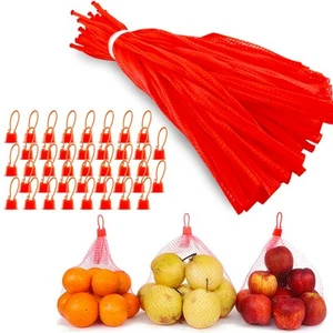 150 Pcs Plastic Mesh Produce Bags, Reusable Nylon Mesh Net Plastic Fruit Vege... - Picture 1 of 7