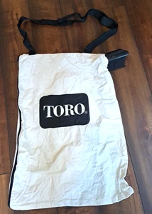Toro Recycler White Lawn Mower 28 x 20 Rear Bag Catcher Grass Leaves Yardwork - Picture 1 of 3