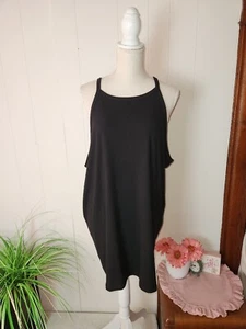 Torrid Gr. 5 5X schwarz ärmellos weit gerippt Strick hochgeschlossen Top Neu mit Etikett  - Bild 1 von 16