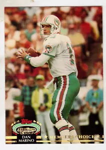 1992 STADIUM CLUB HOHE NUMMER #603 DAN MARINO - Bild 1 von 1