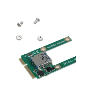 Laptop Mini PCI-e to USB2.0 Adapter Card PCIe Extended USB Interface With Screws - Picture 1 of 12