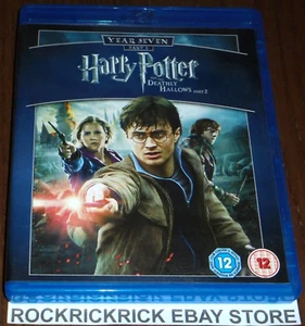 HARRY POTTER AND THE DEATHLY HALLOWS PART 2 BLU-RAY - Picture 1 of 2