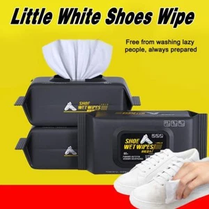 Shoe Wipes Quick Wipes Portable Sneaker Cleaner Wipes Disposable U4M3 - Picture 1 of 18