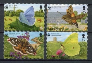 29599) Guernsey 1997 MNH Neu Schmetterlingsarten 4v - Bild 1 von 1