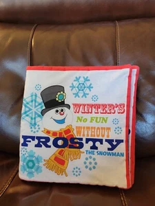 Frosty The Snowman Story Book Baby Toddler Handcrafted Handmade Toy - Picture 1 of 7