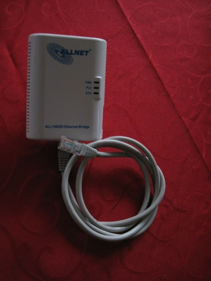 Allnet All 168205 Powerline Ethernet Bridge 85 Mbps Powerlan Adapter neu - Bild 1 von 1