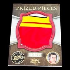 Kasey Kahne BUD #9 Race Used SHEET METAL PRESS PASS 2009 SHOWCASE card 15/45