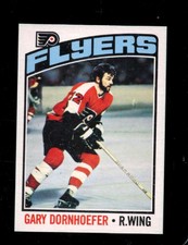 1976-77 O-PEE-CHEE #256 GARY DORNHOEFER EXMT FLYERS NICELY CENTERED *X93163