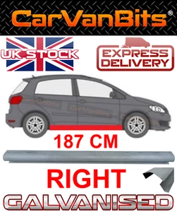 PARA VW GOLF MK5 MK6 5 6 PLUS 05-13 CARROCERÍA REPARACIÓN UMBRAL ÓXIDO PANEL EXTERIOR DERECHO - Imagen 1 de 5