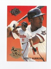 1994 Ultra Second Year Standouts #3 Jeffrey Hammonds Baltimore Orioles