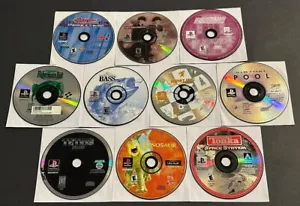 PS1 Familienspiel Set - Power Puff Girls, Angeln, Bowling, Pool, Tetris - Bild 1 von 1