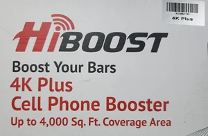 Amplificateur de signal de téléphone portable HiBoost 4K Plus avec antenne intégrée pour le bureau à domicile - Photo 1 sur 19