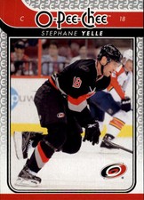 2009-10 O-Pee-Chee Carolina Hurricanes Hockey Card #731 Stephane Yelle
